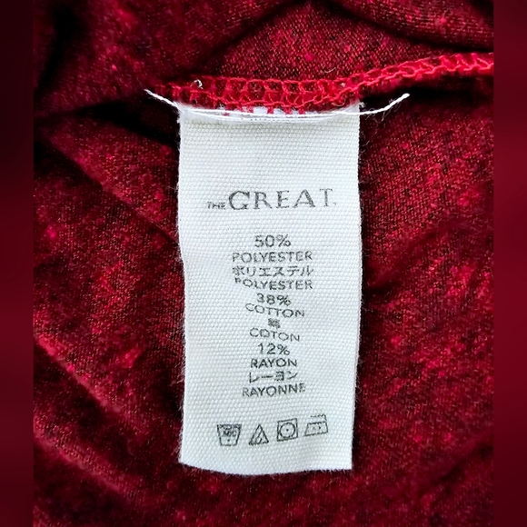 THE GREAT. DISTRESSED PEPLUM TEE/TOP - Picture 8 of 13